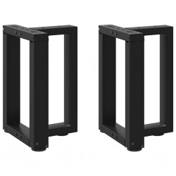 Sonata H Крака за холна маса T-образна 2бр черни 28x25x(42-43)см стомана - Части за Маси