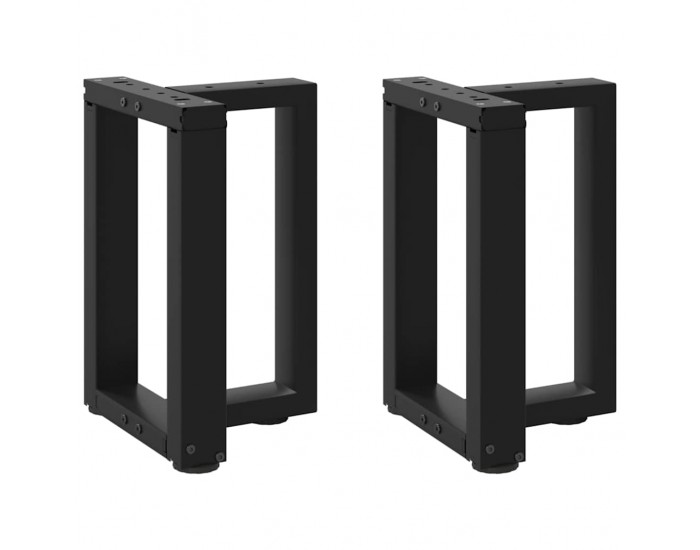 Sonata H Крака за холна маса T-образна 2бр черни 28x25x(42-43)см стомана