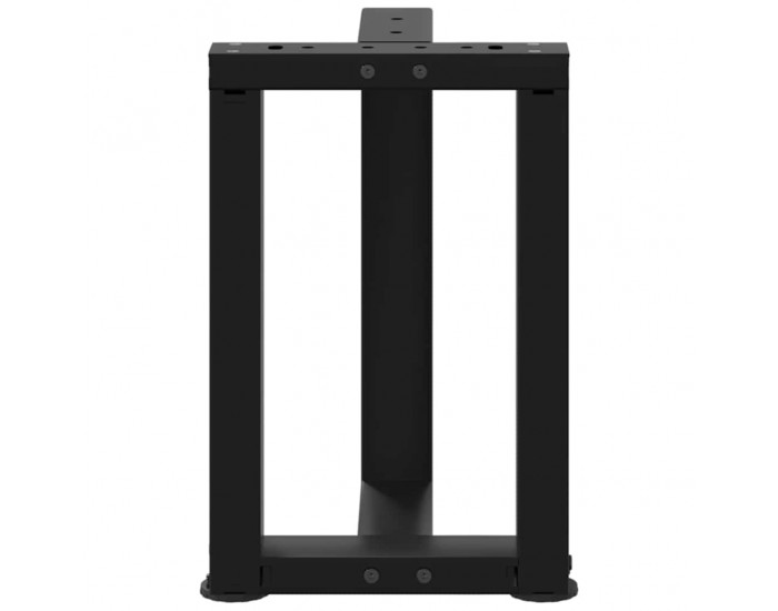 Sonata H Крака за холна маса T-образна 2бр черни 28x25x(42-43)см стомана