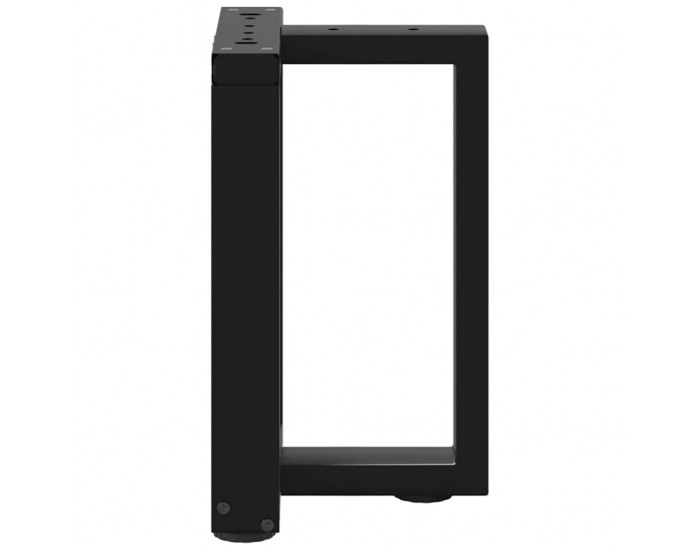 Sonata H Крака за холна маса T-образна 2бр черни 28x25x(42-43)см стомана