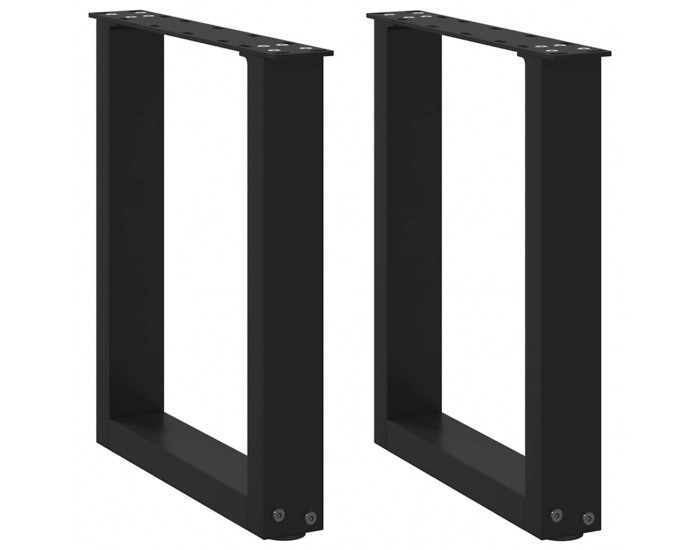 Sonata H Крака за холна маса с U-образна 2 бр черни 38x(42-43)см стомана
