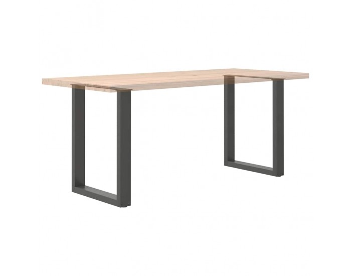 Sonata H Крака за маса за хранене с U-образна форма 2 бр Антрацит