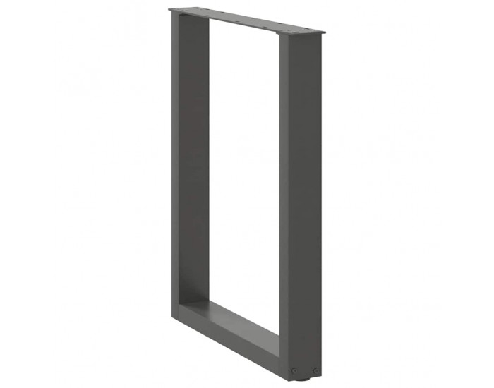 Sonata H Крака за маса за хранене с U-образна форма 2 бр Антрацит