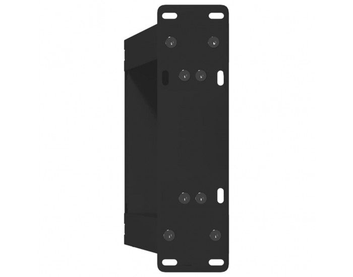 Sonata H Крака за холна маса с U-образна 2 бр черни 30x(30-31)см стомана