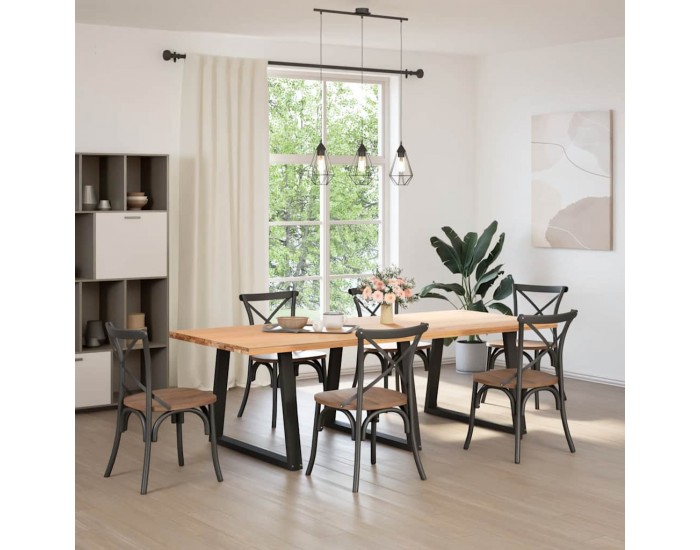 Sonata H Крака за трапезна маса V-образна форма 3 бр. черни