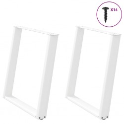Sonata H Крака за маса за хранене с U-образна форма 2 бр. 80x(72-73) cm - Части за Маси