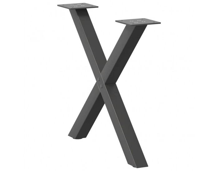 Sonata H Крака за масичка за кафе с форма на буквата X 2 бр. антрацит