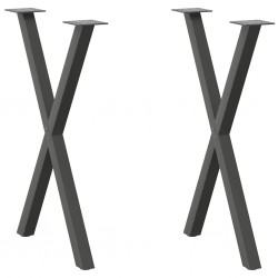 Sonata H Крака за маса за хранене с форма на X 2 бр. 57x(72-73) cm - Части за Маси