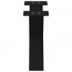 Sonata H Крака за масичка за кафе с форма на X 2 бр. черни 60x(30-31) cm
