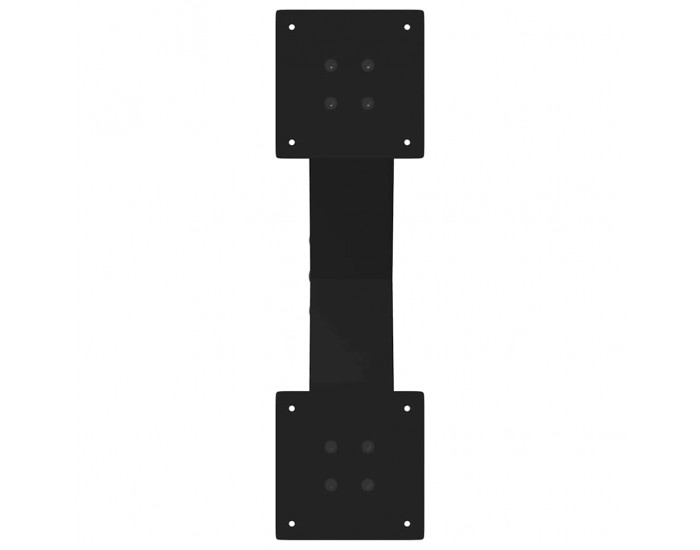 Sonata H Крака за масичка за кафе с форма на X 2 бр. черни 60x(30-31) cm