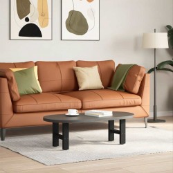 Sonata H Крака за масичка за кафе черни 2 бр. 40x(30-31) см стомана - Маси