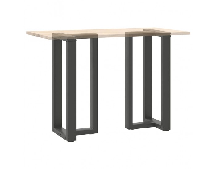 Sonata H Крака за бар маса с форма на тройка 2 бр Антрацит Стомана