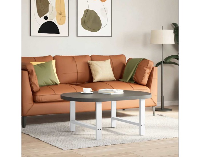 Sonata H Крака за масичка за кафе бели 2 бр. 70x(42-43) cm стомана