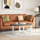 Sonata H Крака за масичка за кафе бели 2 бр. 70x(42-43) cm стомана