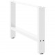 Sonata H Крака за масичка за кафе бели 2 бр. 70x(42-43) cm стомана