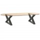 Sonata H Крака за масичка за кафе 2 бр. антрацит 60x(30-31,3) cm стомана