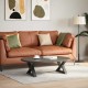 Sonata H Крака за масичка за кафе 2 бр. антрацит 60x(30-31,3) cm стомана
