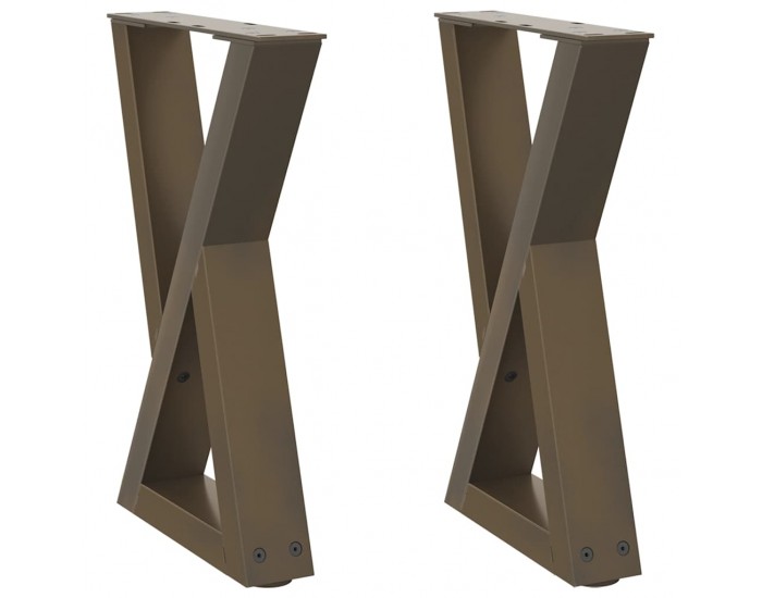 Sonata H Крака за масичка за кафе 2 бр. естествена стомана