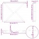 Sonata H Крака за маса за хранене 2 бр Антрацит 90x(72-73,3) cm Стомана