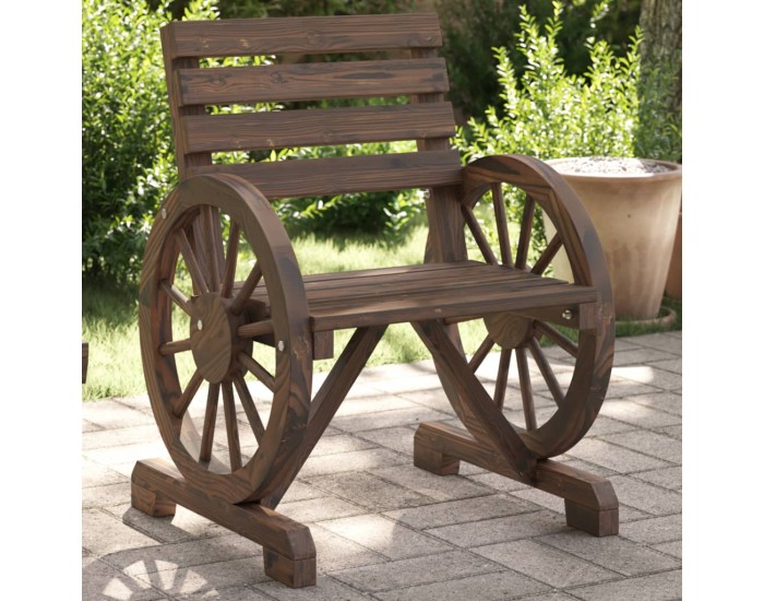 Sonata H Градински стол 58x58x78,5 см масивно чамово дърво