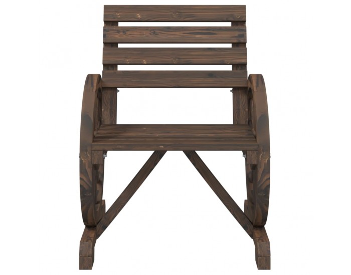 Sonata H Градински стол 58x58x78,5 см масивно чамово дърво