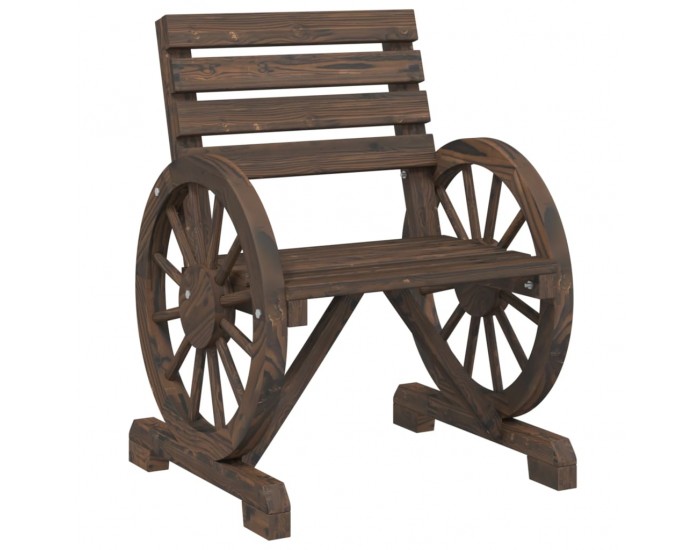 Sonata H Градински стол 58x58x78,5 см масивно чамово дърво