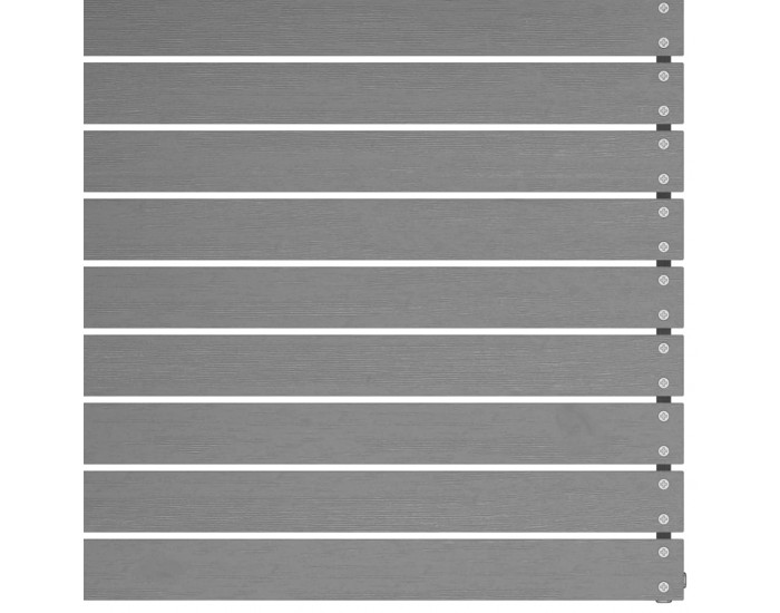 Sonata H Градински ъглови дивани, 2 бр, сиви, бор масив