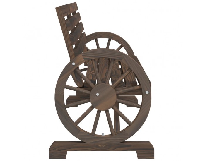 Sonata H Градинска пейка, 2-местна, масивна ела