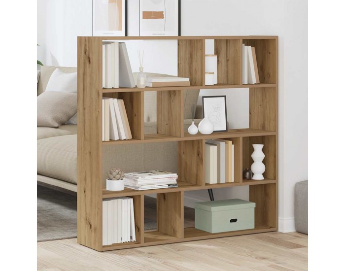Sonata H Шкаф за книги/разделител на стаи Artisan Oak 105x24x102 cm Sonata H Шкаф за книги/разделител на стаи Artisan Oak 105x24x102 cm