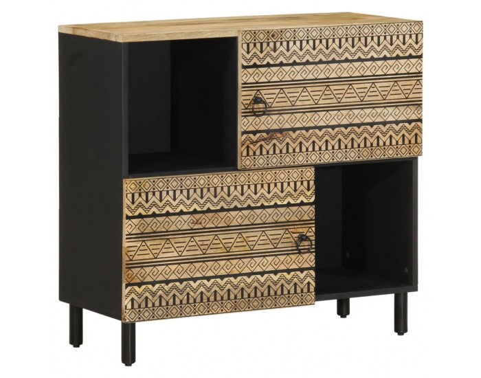 Sonata H Бюфет 80x33,5x75 см грубо мангово дърво масив