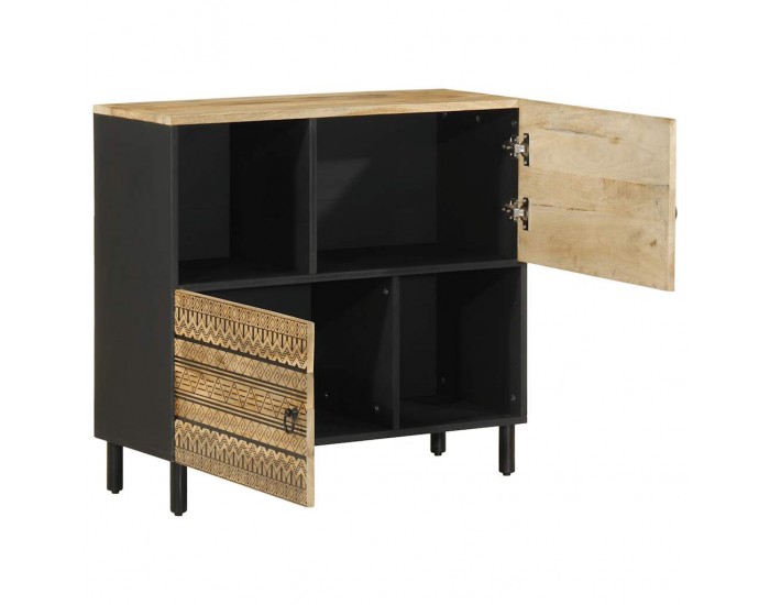 Sonata H Бюфет 80x33,5x75 см грубо мангово дърво масив