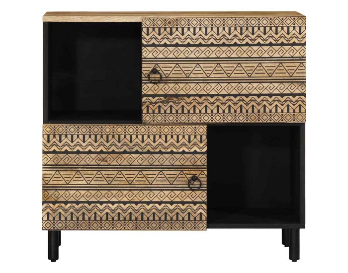 Sonata H Бюфет 80x33,5x75 см грубо мангово дърво масив