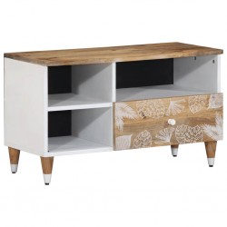 Sonata H ТВ шкаф 80x33,5x46 cm Масивна дървесина Манго - ТВ шкафове