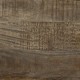 Sonata H ТВ шкаф Светло сив 70x33,5x46 cm Масивна дървесина Манго