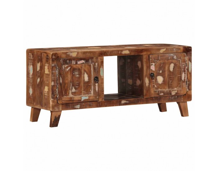 Sonata H ТВ шкаф 105x46x32 cm Масивна дървесина Възстановена