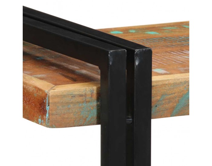 Sonata H Стенен рафт Многоцветен масивен дървен материал Възстановена