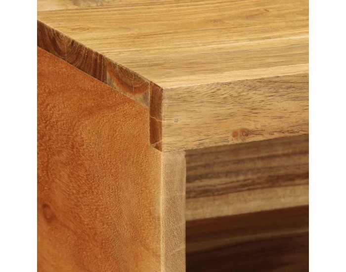 Sonata H Стенен шкаф за телевизор 100x30x19 cm Масивна дървесина Акация