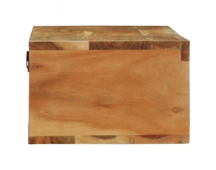 Sonata H Стенен шкаф за телевизор 100x30x19 cm Масивна дървесина Акация