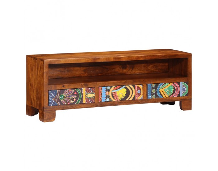 Sonata H ТВ шкаф Multicolour 110x30x40 масивна дървесина акация