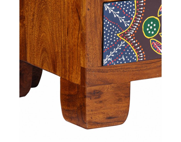 Sonata H ТВ шкаф Multicolour 110x30x40 масивна дървесина акация