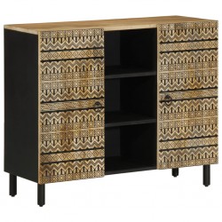 Sonata H Бюфет 90x33,5x75 см грубо мангово дърво масив - ТВ шкафове