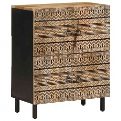Sonata H Бюфет 60x33,5x75 см грубо мангово дърво масив - ТВ шкафове