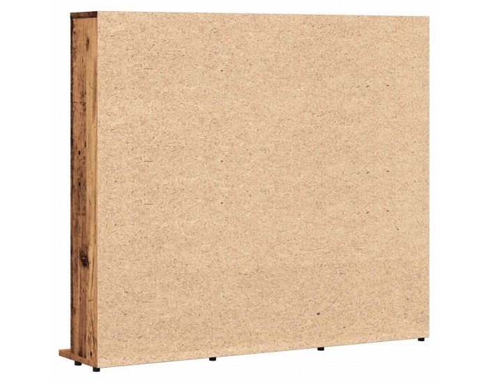 Sonata H ТВ шкаф с колелца старо дърво 100x23x89,5 см инженерно дърво