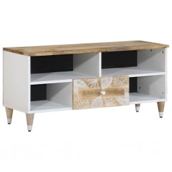 Sonata H TV шкаф 100x33,5x46 cm Масивна дървесина Манго - ТВ шкафове