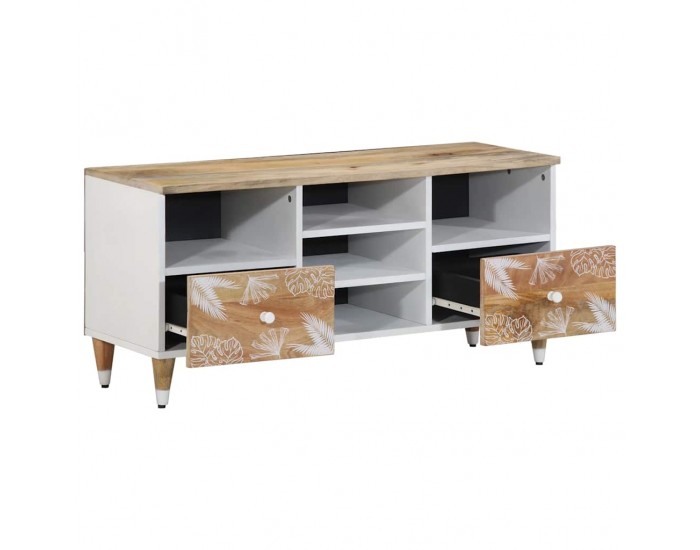 Sonata H TV шкаф 100x33,5x46 cm Масивна дървесина Манго Sonata H TV шкаф 100x33,5x46 cm Масивна дървесина Манго