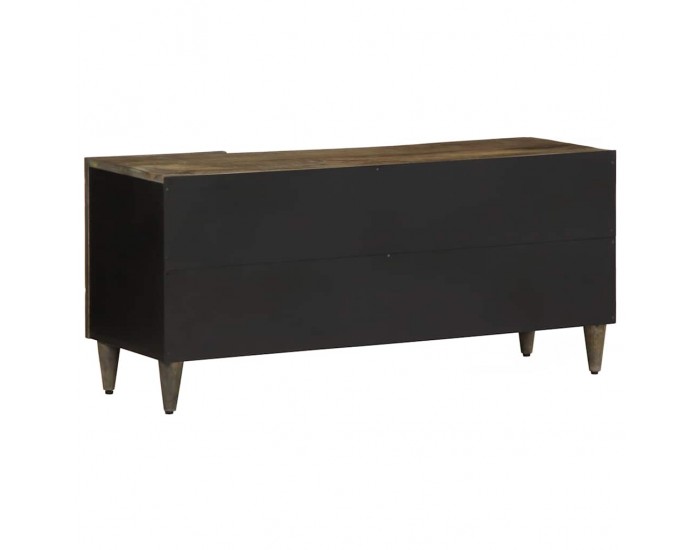 Sonata H ТВ шкаф Светло сив 105x33,5x46 cm Масивна дървесина Манго