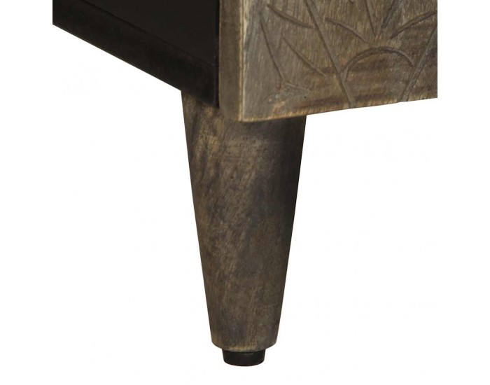 Sonata H ТВ шкаф Светло сив 105x33,5x46 cm Масивна дървесина Манго