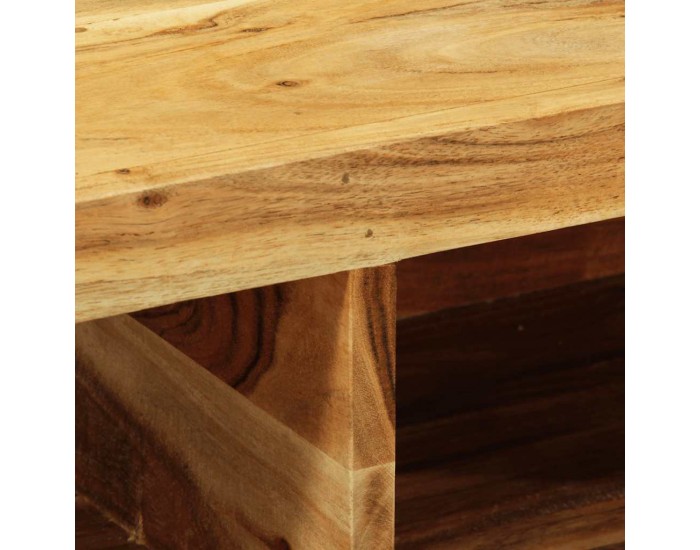 Sonata H Стенен шкаф за телевизор 60x30x19 cm Масивна дървесина Акация