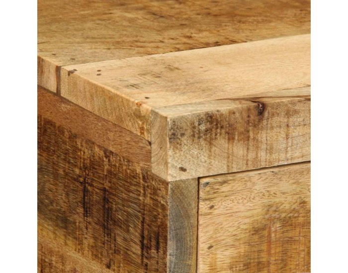 Sonata H Стенен шкаф за телевизор Масивна груба дървесина Манго