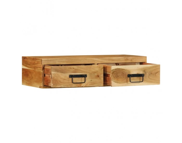 Sonata H Стенен шкаф за телевизор 80x30x19 cm Масивна дървесина Акация